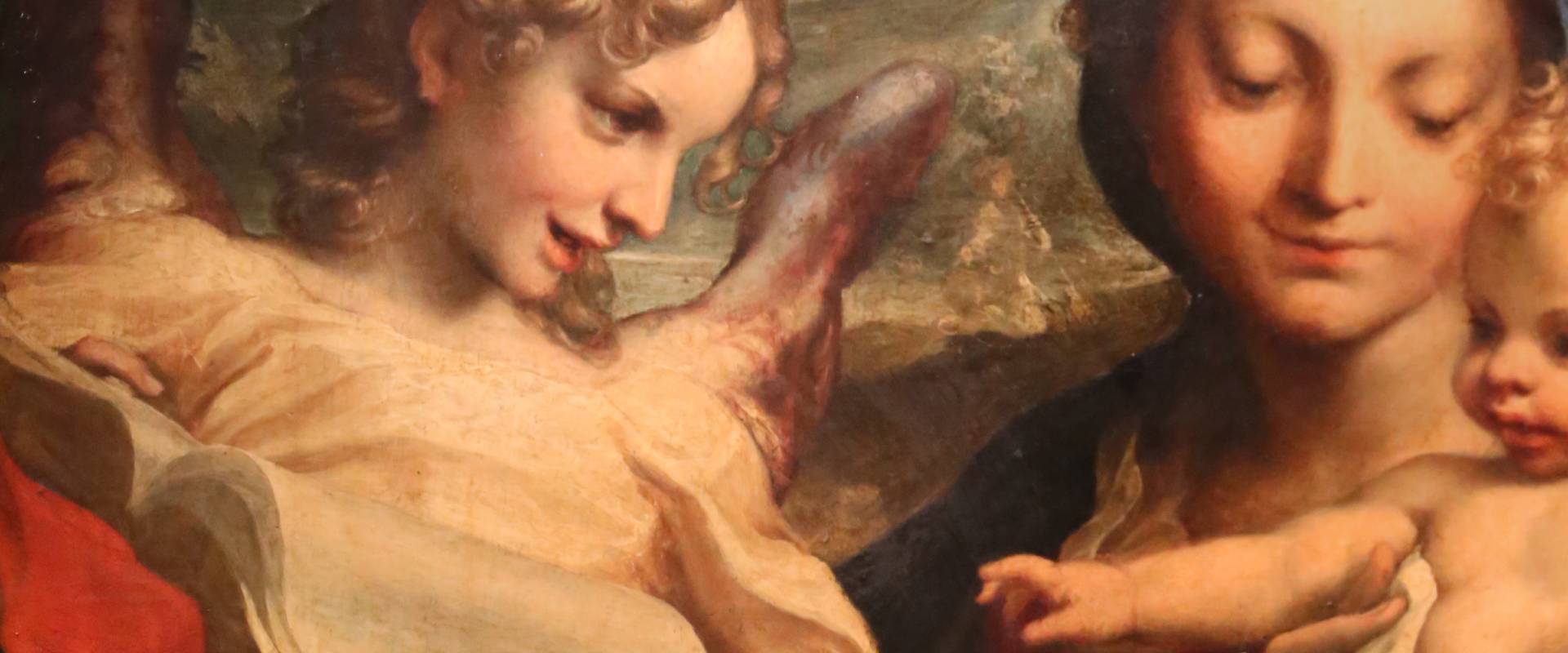 Correggio, madonna di san girolamo, o il giorno, 1528 ca. 03 angelo foto di Sailko